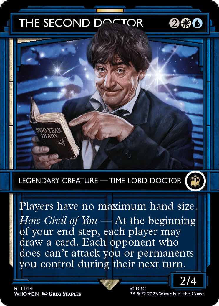 The Second Doctor (Showcase) (Surge Foil) [Doctor Who] | Card Citadel