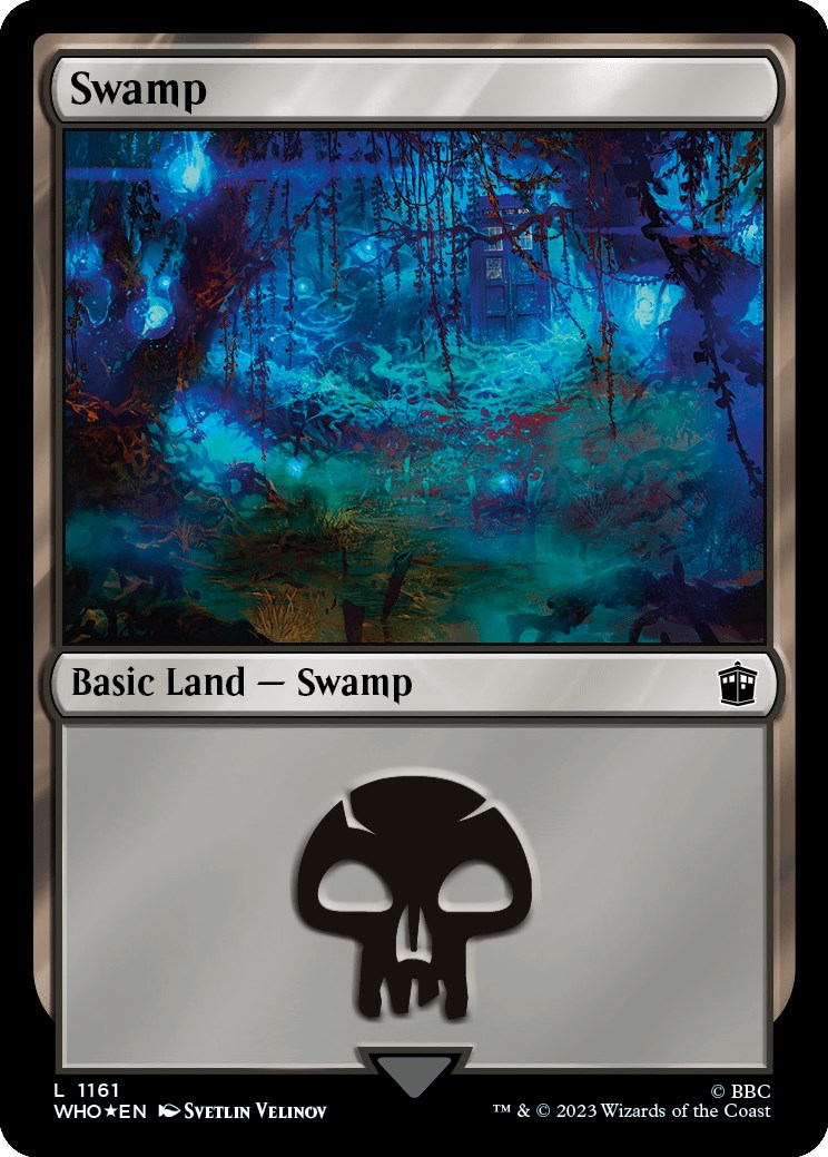 Swamp (1161) (Surge Foil) [Doctor Who] | Card Citadel