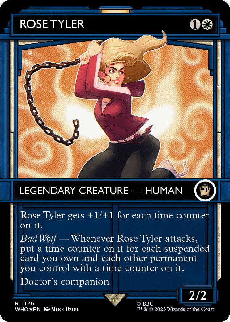 Rose Tyler (Showcase) (Surge Foil) [Doctor Who] | Card Citadel