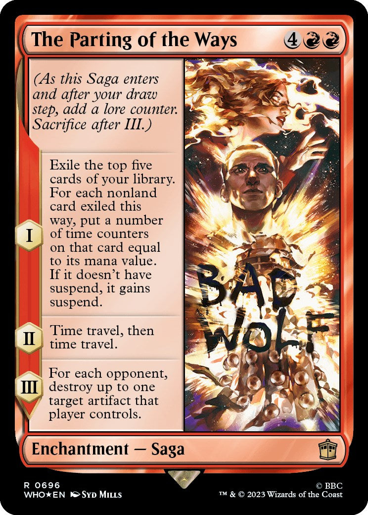 The Parting of the Ways (Surge Foil) [Doctor Who] | Card Citadel