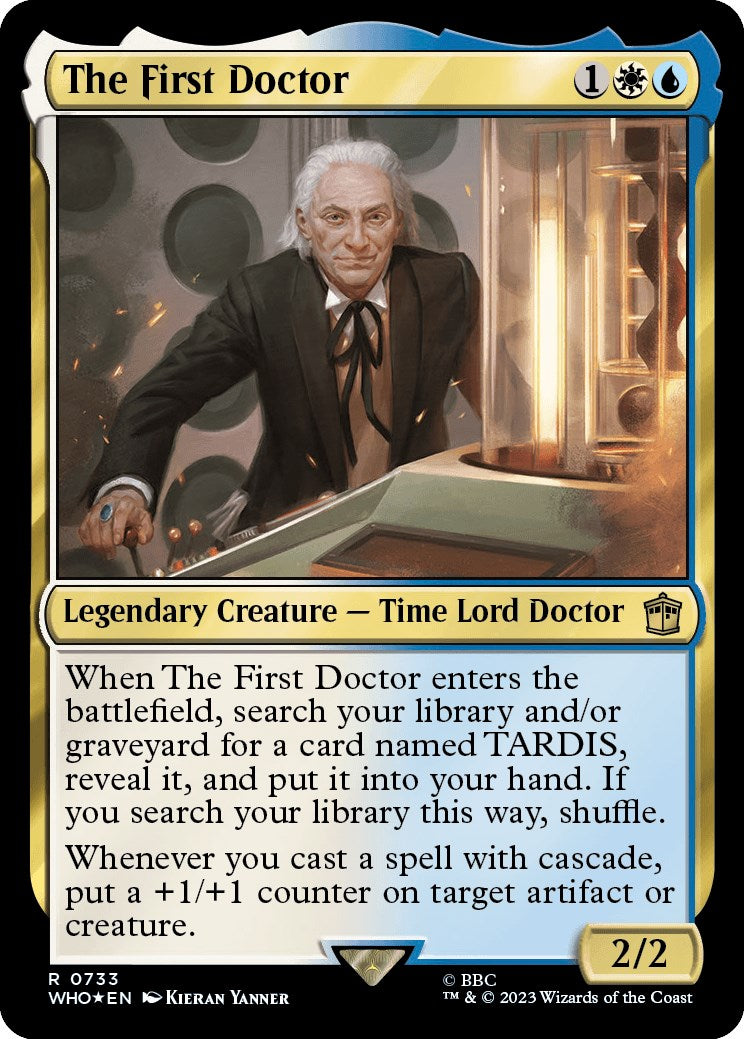 The First Doctor (Surge Foil) [Doctor Who] | Card Citadel