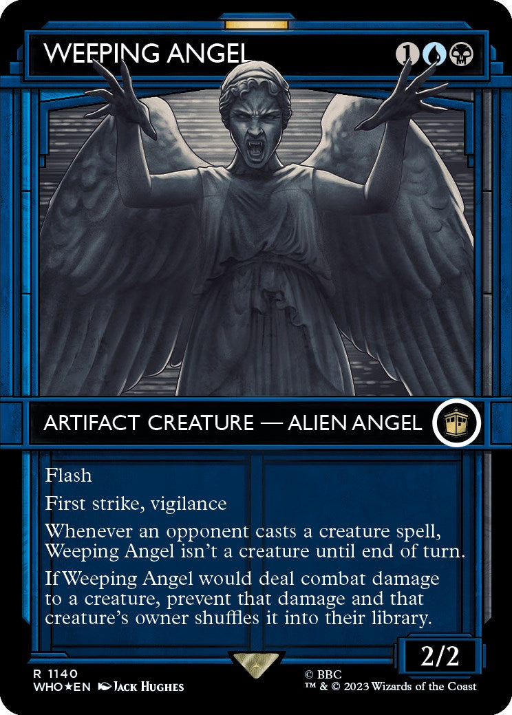 Weeping Angel (Showcase) (Surge Foil) [Doctor Who] | Card Citadel