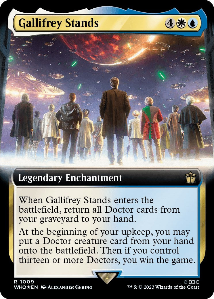 Gallifrey Stands (Extended Art) (Surge Foil) [Doctor Who] | Card Citadel