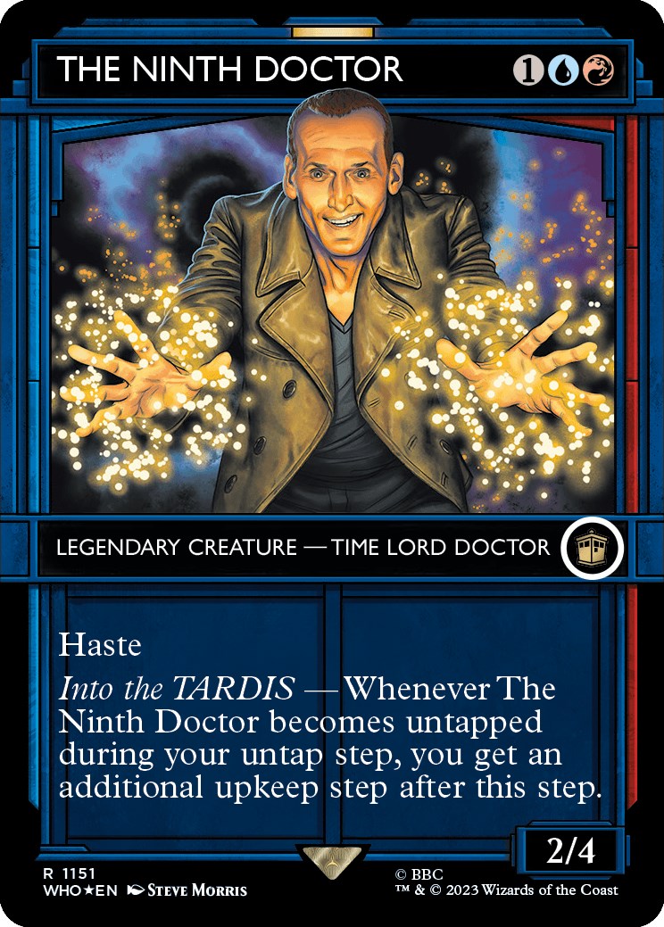 The Ninth Doctor (Showcase) (Surge Foil) [Doctor Who] | Card Citadel