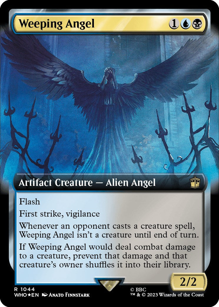 Weeping Angel (Extended Art) (Surge Foil) [Doctor Who] | Card Citadel