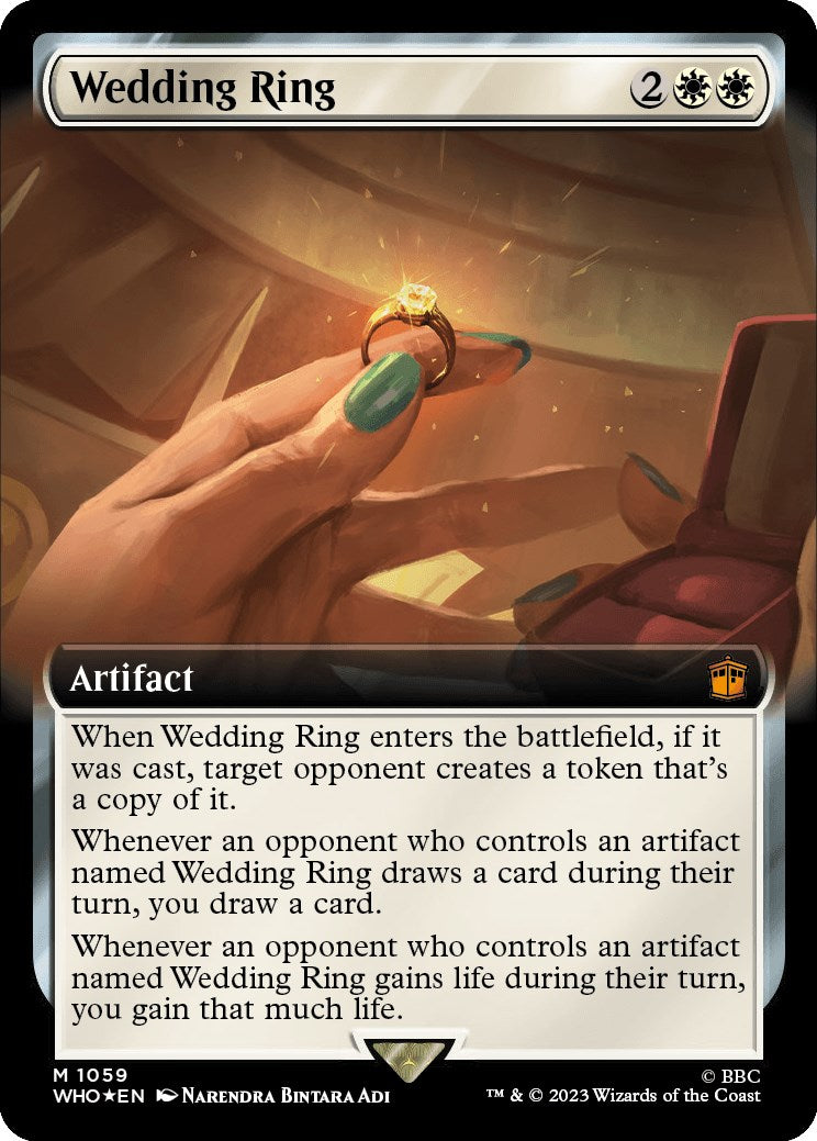Wedding Ring (Extended Art) (Surge Foil) [Doctor Who] | Card Citadel