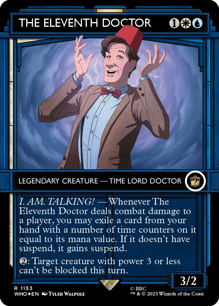 The Eleventh Doctor (Showcase) (Surge Foil) [Doctor Who] | Card Citadel