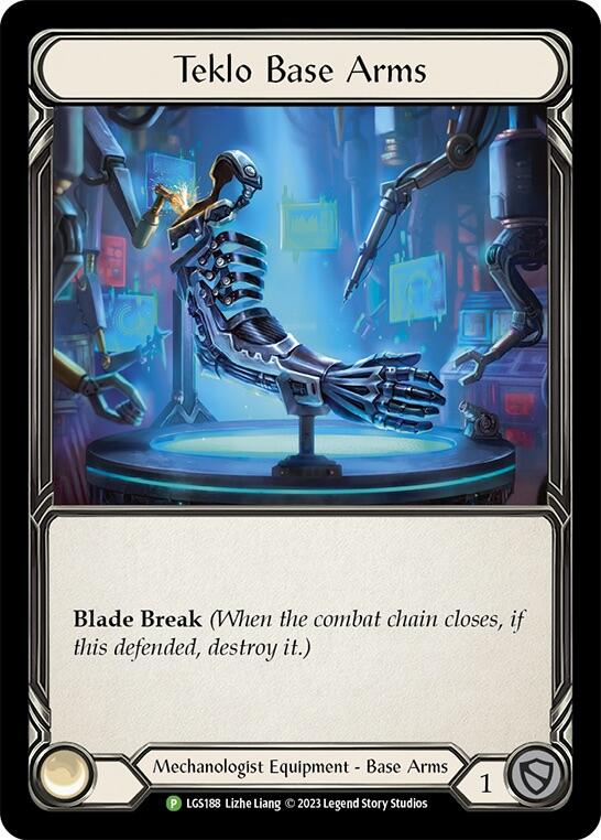 Teklo Base Arms [LGS188] (Promo)  Cold Foil | Card Citadel