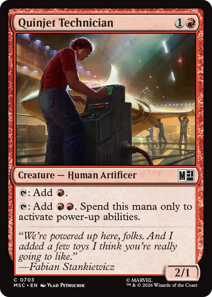 Quinjet Technician [Marvel Super Heroes Commander] | Card Citadel