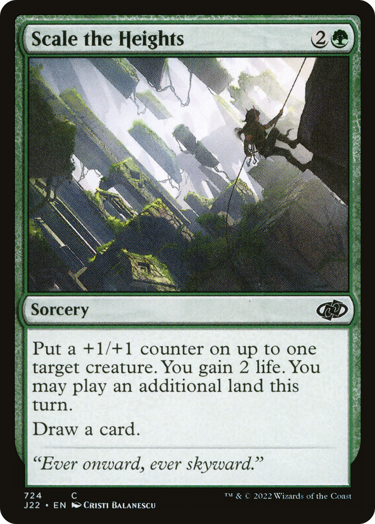 Scale the Heights [Jumpstart 2022] | Card Citadel