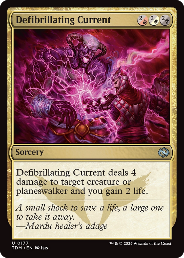 Defibrillating Current [Tarkir: Dragonstorm] | Card Citadel
