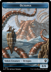 Octopus // Rabbit Double-Sided Token [Bloomburrow Commander Tokens] | Card Citadel