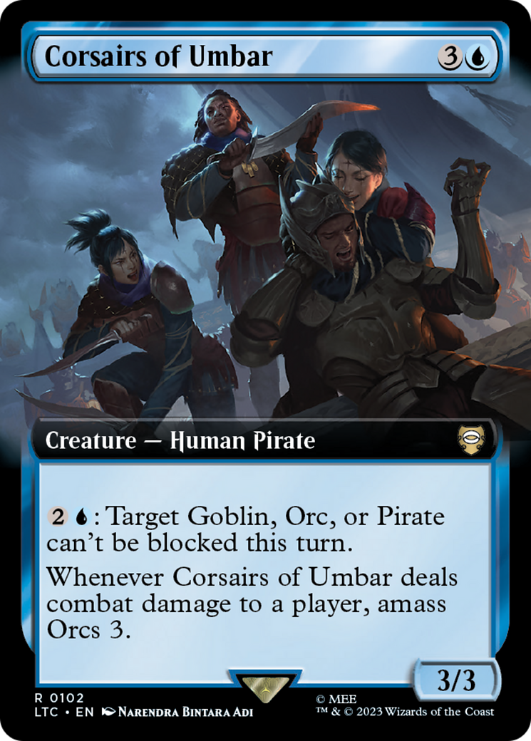 Corsairs of Umbar (Extended Art) [The Lord of the Rings: Tales of Middle-Earth Commander] | Card Citadel