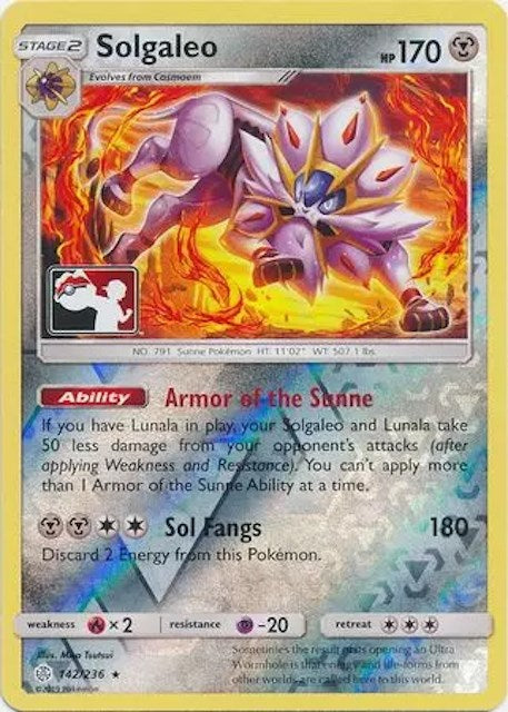 Solgaleo (142/236) [League & Championship Cards] | Card Citadel