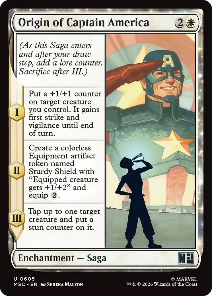 Origin of Captain America [Marvel Super Heroes Commander] | Card Citadel