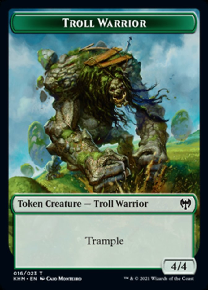 Troll Warrior Token [Kaldheim Tokens] | Card Citadel