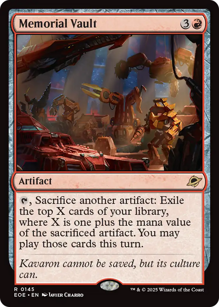 Memorial Vault [Edge of Eternities] | Card Citadel