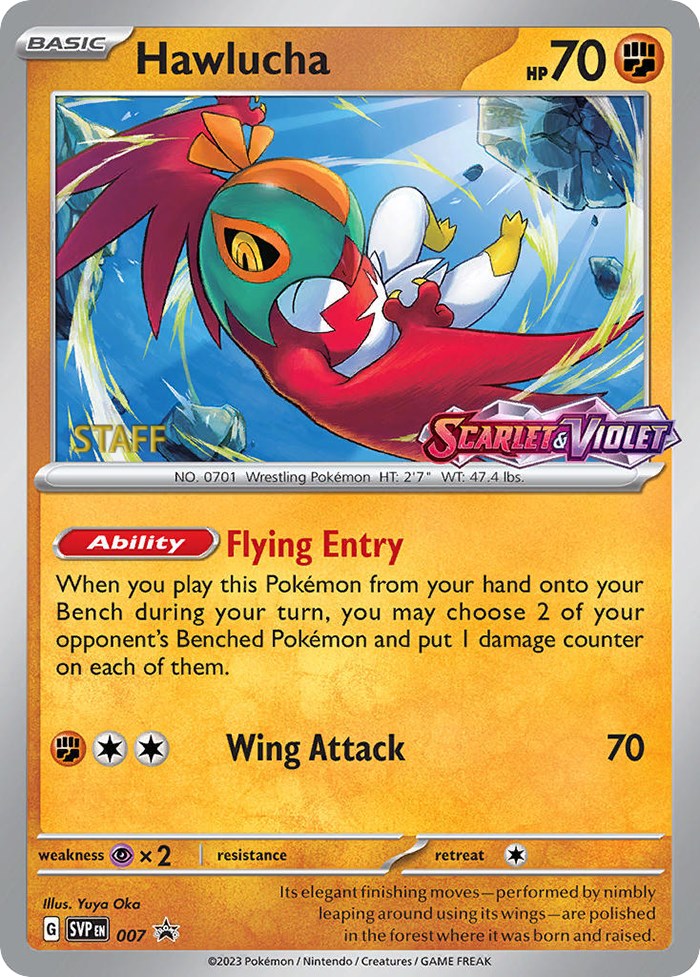 Hawlucha (007) [Staff] [Scarlet & Violet 151] | Card Citadel