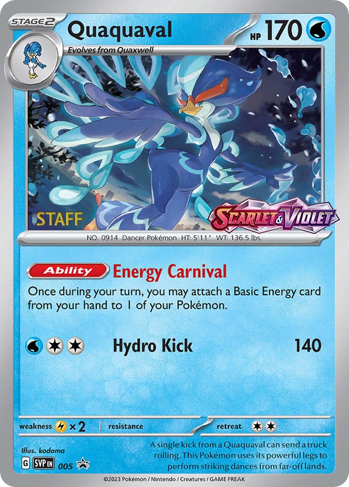 Quaquaval (005) [Staff] [Scarlet & Violet 151] | Card Citadel