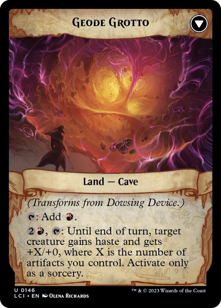 Dowsing Device // Geode Grotto [The Lost Caverns of Ixalan] | Card Citadel