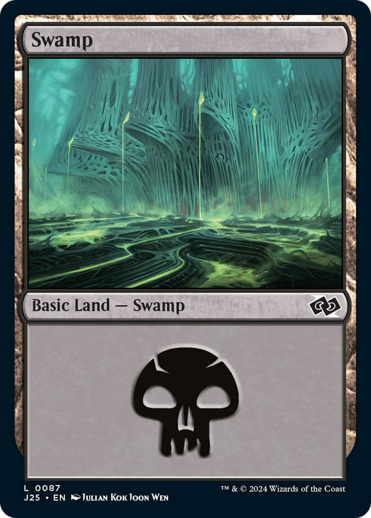 Swamp (87) [Foundations Jumpstart] | Card Citadel