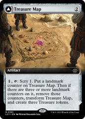 Treasure Map // Treasure Cove (Extended Art) [The Lost Caverns of Ixalan] | Card Citadel