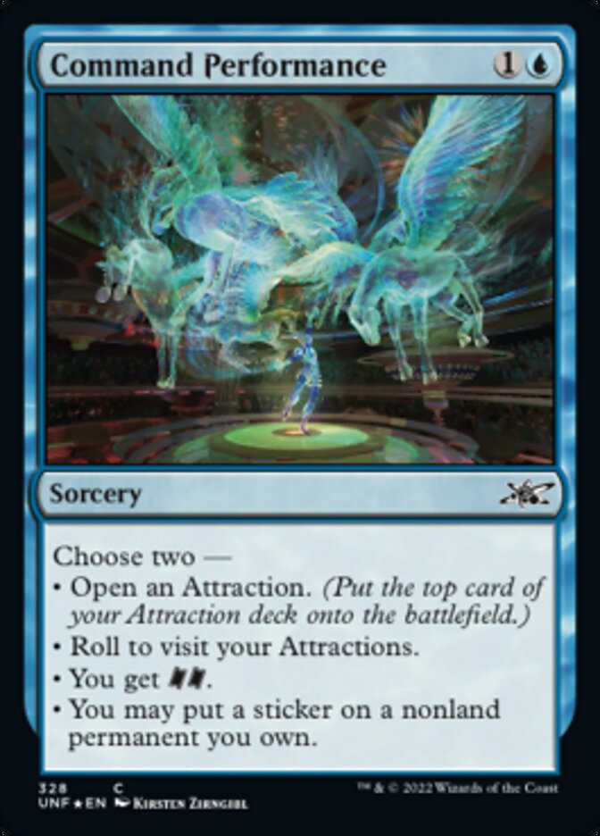 Command Performance (Galaxy Foil) [Unfinity] | Card Citadel