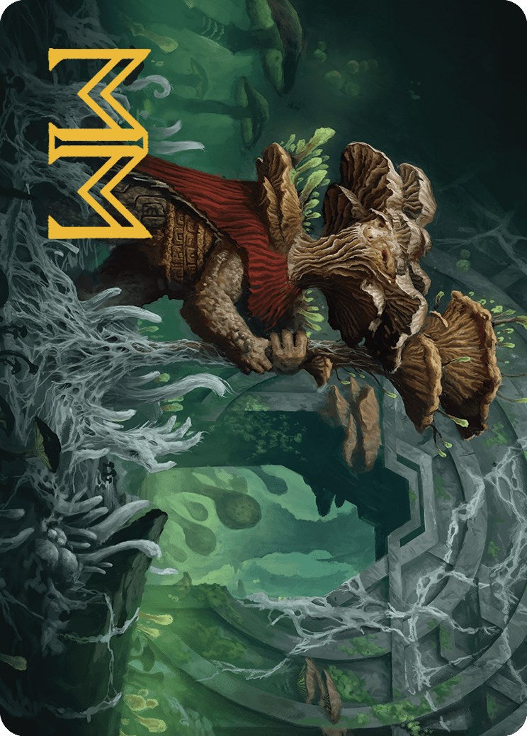 Tendril of the Mycotyrant Art Card (Gold-Stamped Signature) [The Lost Caverns of Ixalan Art Series] | Card Citadel