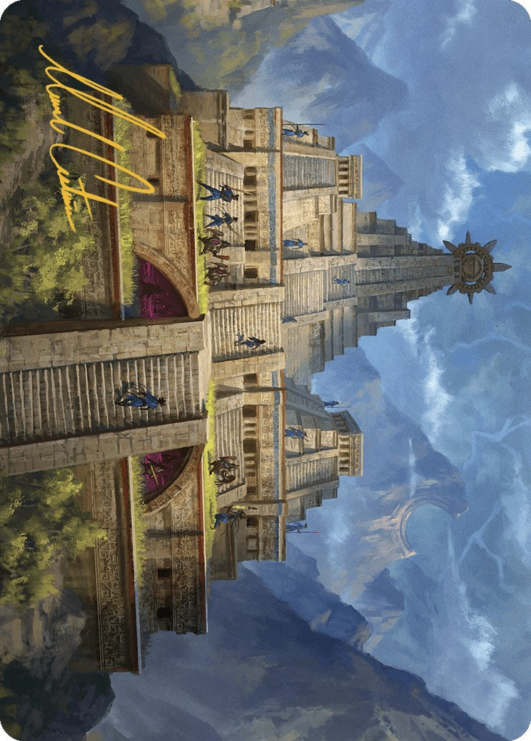 Barracks of the Thousand Art Card (Gold-Stamped Signature) [The Lost Caverns of Ixalan Art Series] | Card Citadel