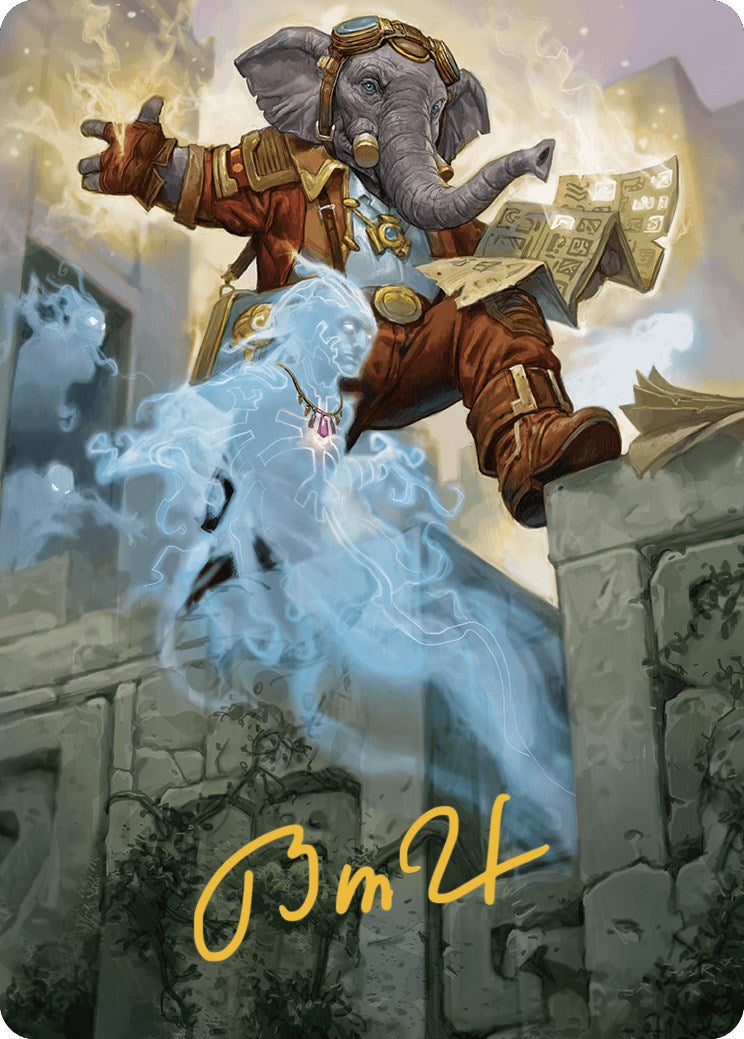 Quintorius Kand Art Card (37/81) (Gold-Stamped Signature) [The Lost Caverns of Ixalan Art Series] | Card Citadel