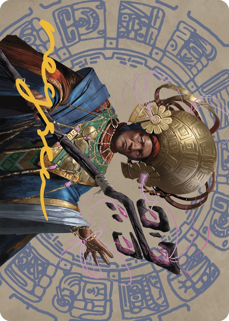 Akal Pakal, First Among Equals Art Card (46/81) (Gold-Stamped Signature) [The Lost Caverns of Ixalan Art Series] | Card Citadel