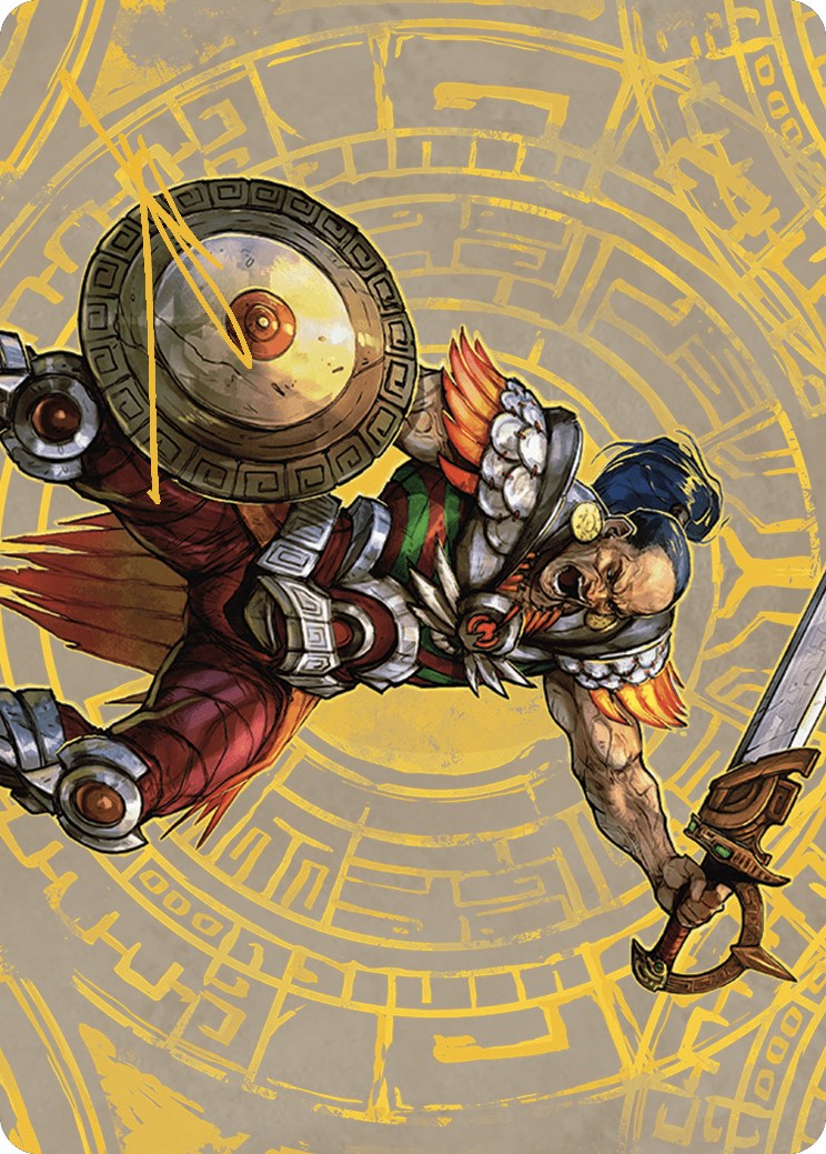Inti, Seneschal of the Sun Art Card (Gold-Stamped Signature) [The Lost Caverns of Ixalan Art Series] | Card Citadel