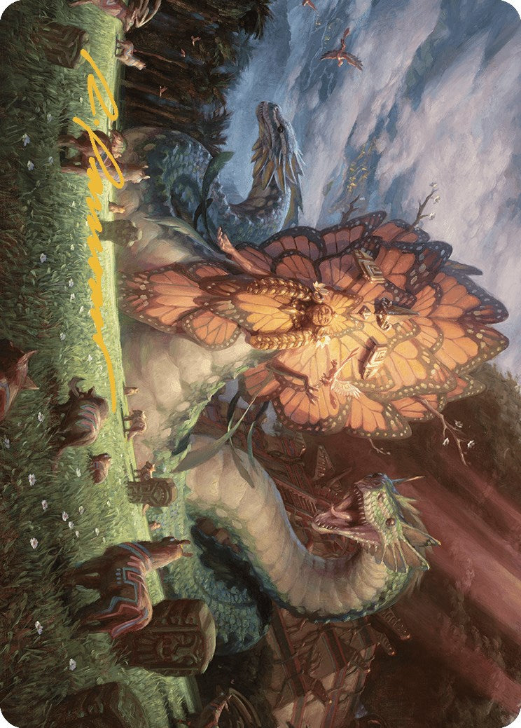 Ojer Kaslem, Deepest Growth Art Card (30/81) (Gold-Stamped Signature) [The Lost Caverns of Ixalan Art Series] | Card Citadel