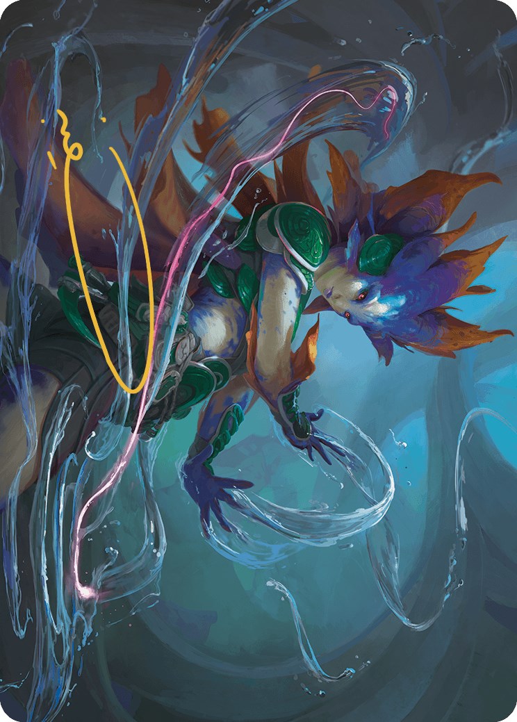 Nicanzil, Current Conductor Art Card (Gold-Stamped Signature) [The Lost Caverns of Ixalan Art Series] | Card Citadel