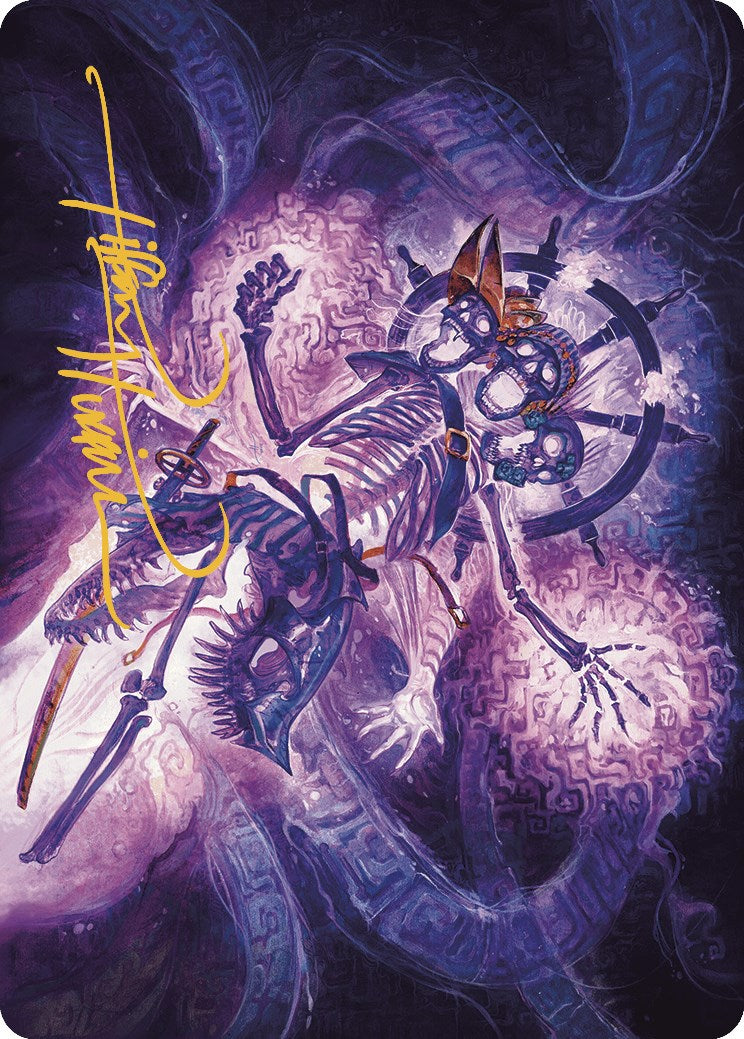 The Grim Captain Art Card (Gold-Stamped Signature) [The Lost Caverns of Ixalan Art Series] | Card Citadel