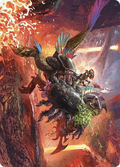 Triumphant Chomp Art Card [The Lost Caverns of Ixalan Art Series] | Card Citadel