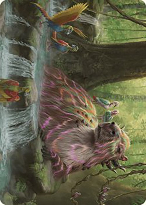 Basking Capybara Art Card [The Lost Caverns of Ixalan Art Series] | Card Citadel