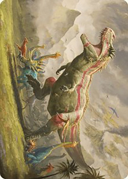 Ghalta, Stampede Tyrant Art Card [The Lost Caverns of Ixalan Art Series] | Card Citadel