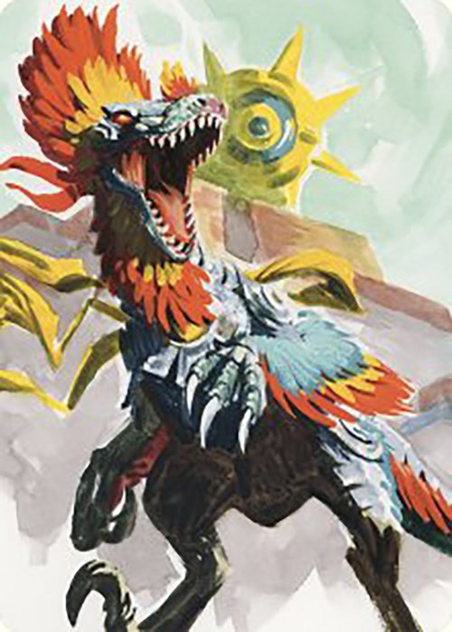 Pantlaza, Sun-Favored Art Card [The Lost Caverns of Ixalan Art Series] | Card Citadel