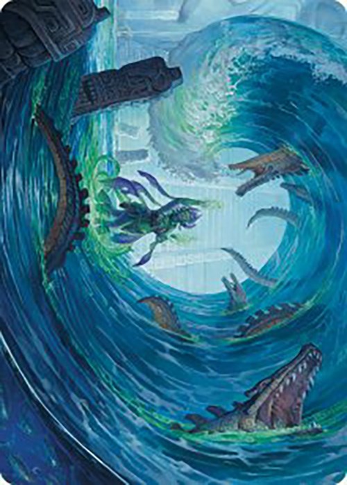 Wave Goodbye Art Card [The Lost Caverns of Ixalan Art Series] | Card Citadel