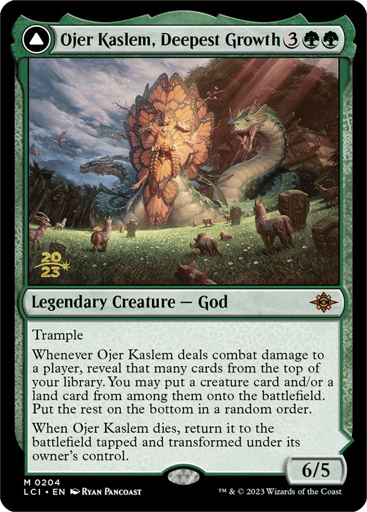 Ojer Kaslem, Deepest Growth // Temple of Cultivation [The Lost Caverns of Ixalan Prerelease Cards] | Card Citadel