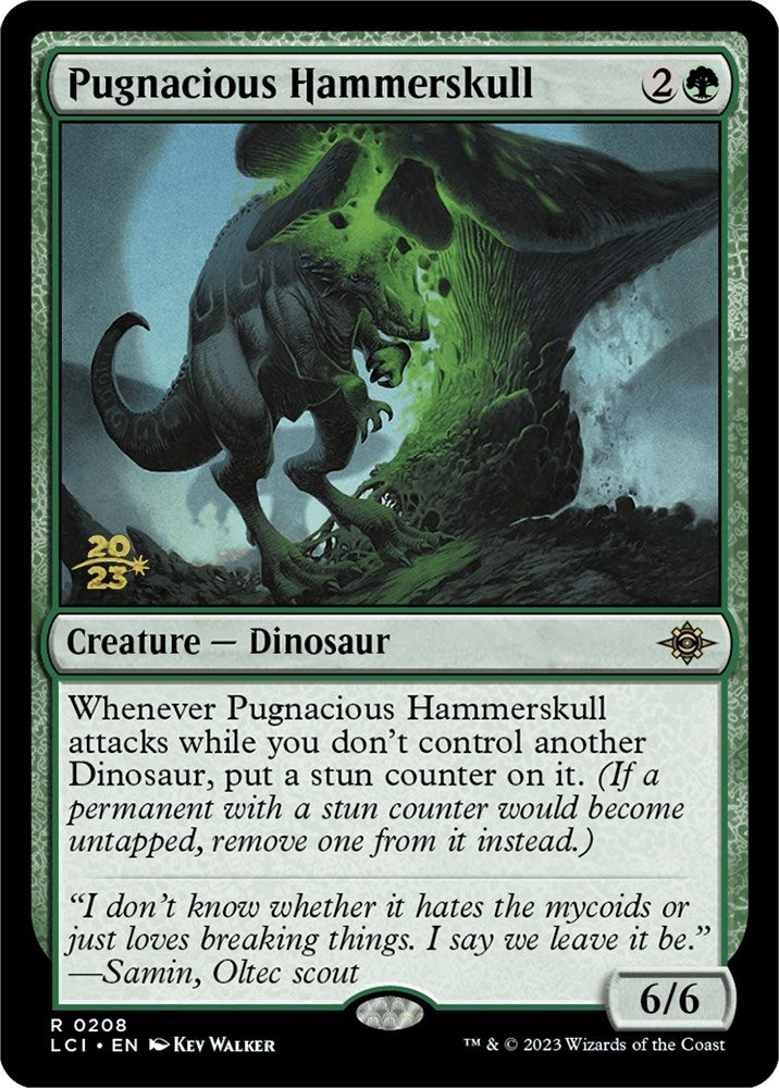 Pugnacious Hammerskull [The Lost Caverns of Ixalan Prerelease Cards] | Card Citadel