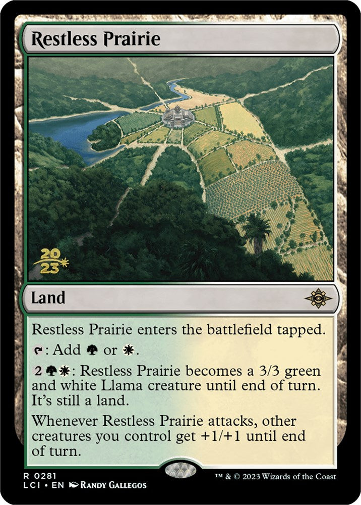 Restless Prairie [The Lost Caverns of Ixalan Prerelease Cards] | Card Citadel