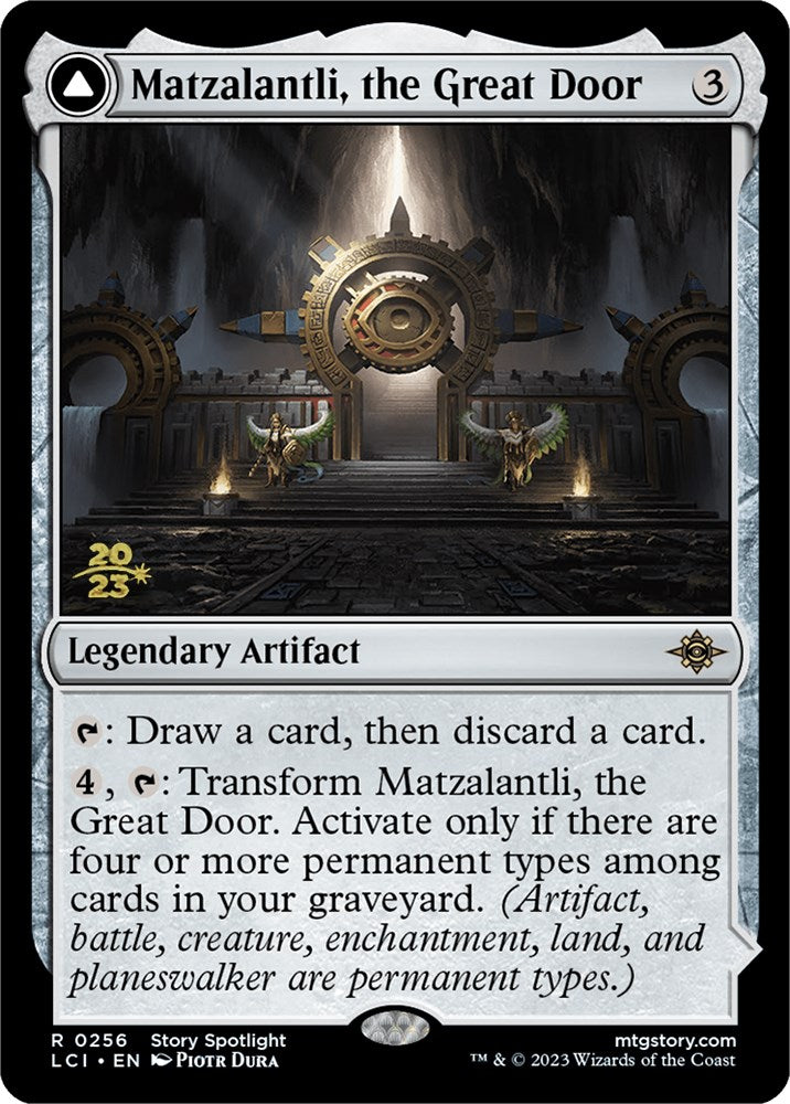 Matzalantli, the Great Door // The Core [The Lost Caverns of Ixalan Prerelease Cards] | Card Citadel