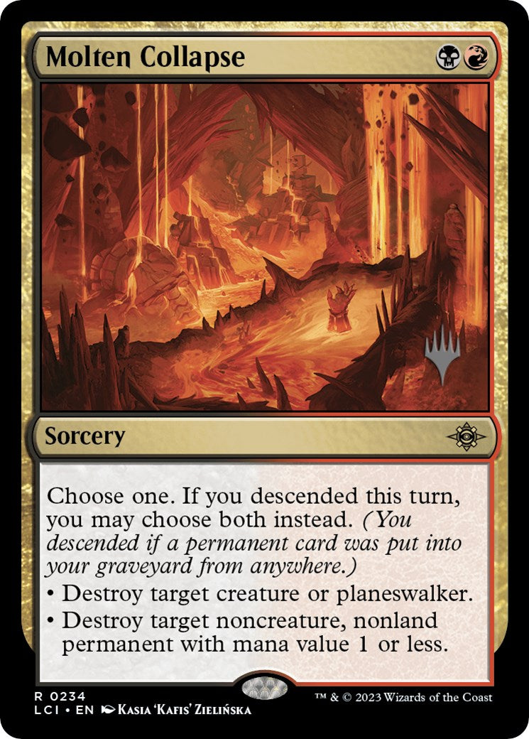 Molten Collapse (Promo Pack) [The Lost Caverns of Ixalan Promos] | Card Citadel