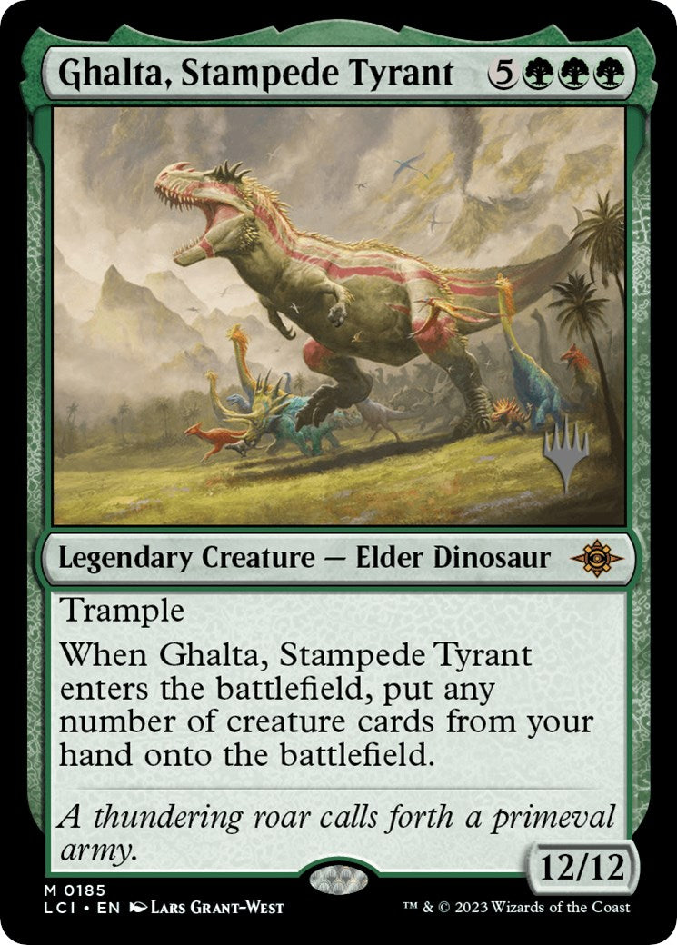 Ghalta, Stampede Tyrant (Promo Pack) [The Lost Caverns of Ixalan Promos] | Card Citadel