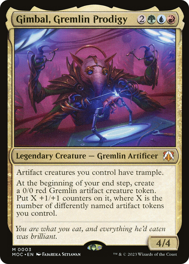 Gimbal, Gremlin Prodigy [March of the Machine Commander] | Card Citadel