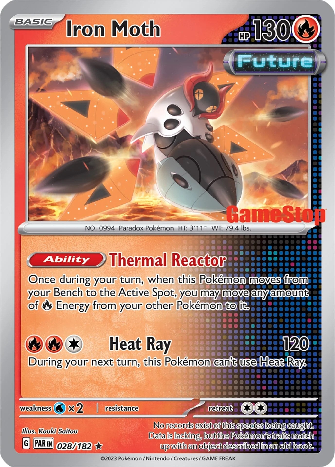 Iron Moth (028/182) (GameStop Promo) [Miscellaneous Cards] | Card Citadel