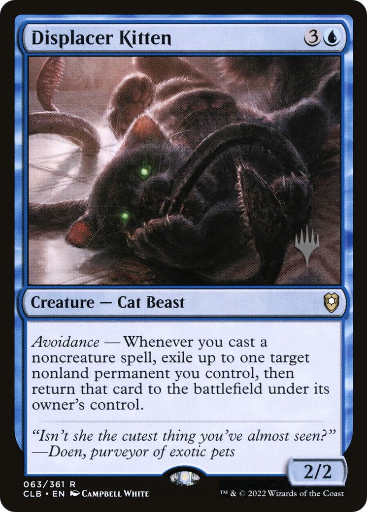 Displacer Kitten (Promo Pack) [The Lost Caverns of Ixalan Promos] | Card Citadel