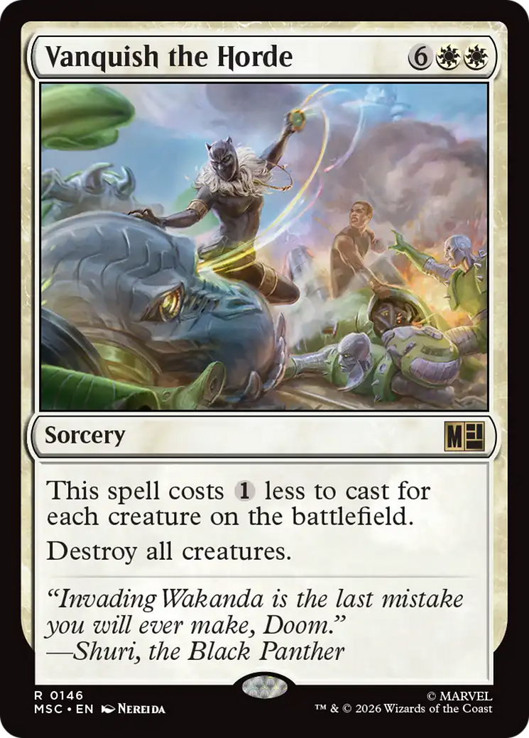 Vanquish the Horde [Marvel Super Heroes Commander] | Card Citadel